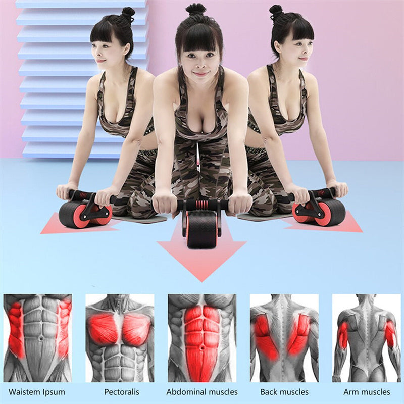 Double Wheel Ab Roller – Home Gym Core Strength Equipment | CoreKindFitness