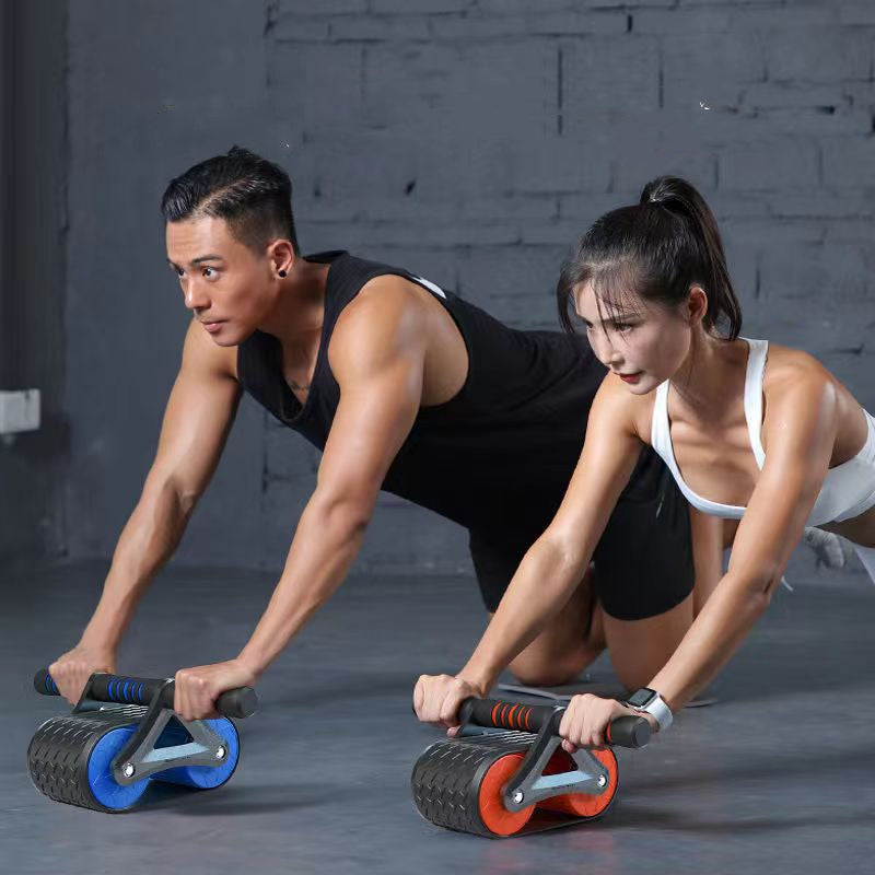 Double Wheel Ab Roller – Automatic Rebound Core Trainer Home Gym | CoreKindFitness