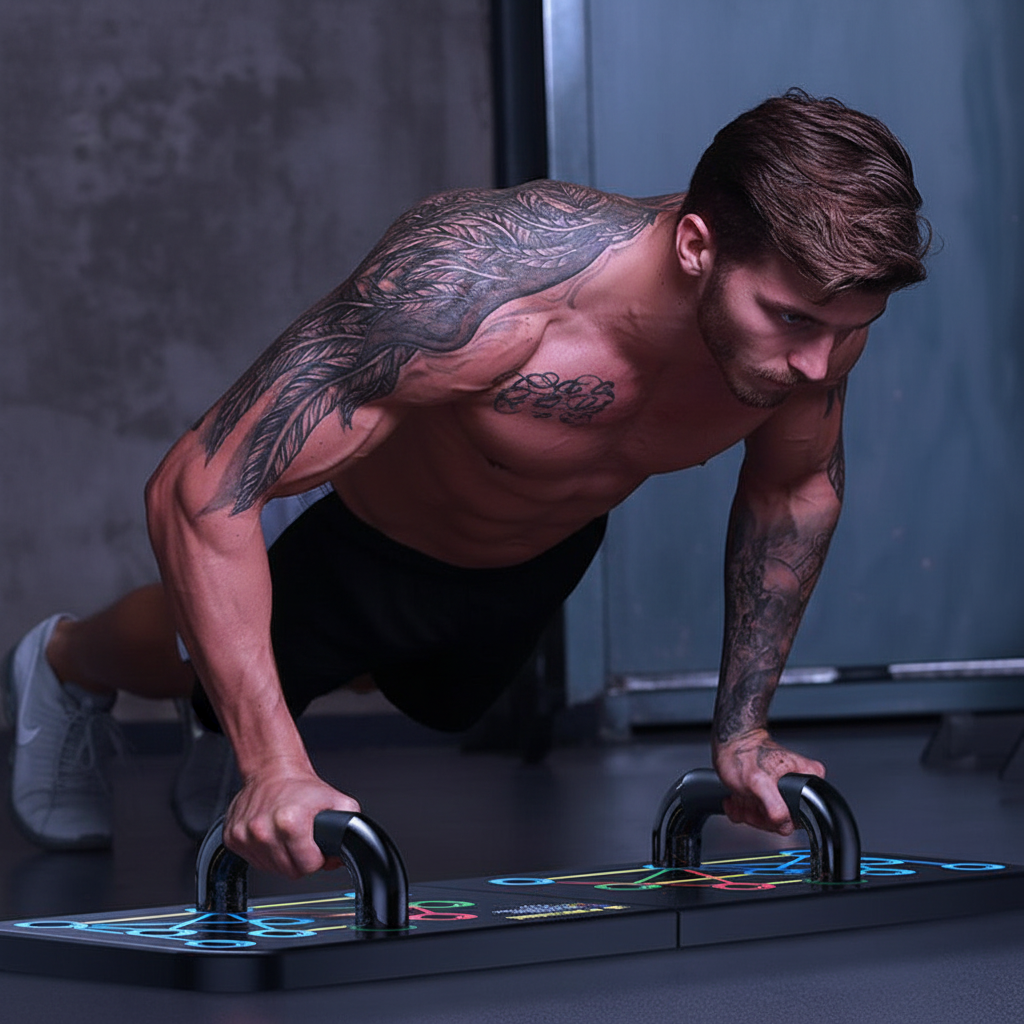 Home Training Bundle – Athlete Push-Up Board Workout | CoreKindFitness