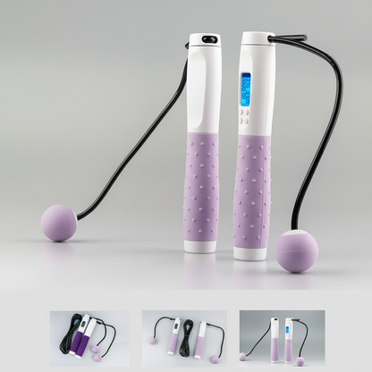Smart Jump Rope – Lavender Variant Home Cardio | CoreKindFitness
