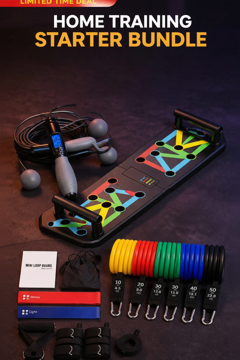 Home Training Starter Bundle – Complete Home Gym Kit | CoreKindFitness