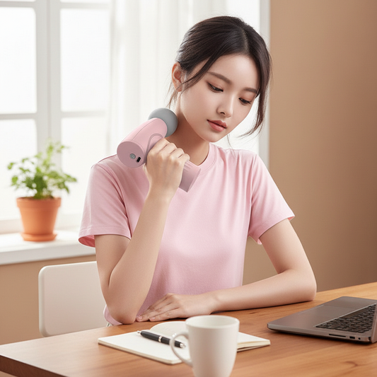 Portable Mini Massage Gun – Compact Muscle Relief Recovery | CoreKindFitness