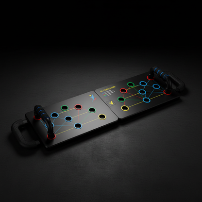 Foldable Push-Up Board Folded – Compact Storage Home Gym | CoreKindFitness